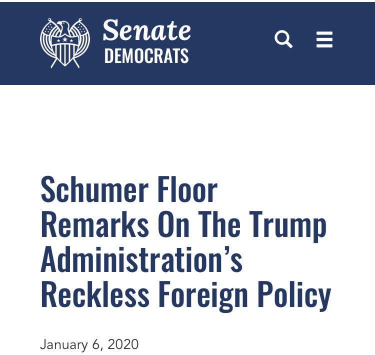 They weren’t alone. I wonder if we’ll be getting any follow up to this one from  @SenSchumer?