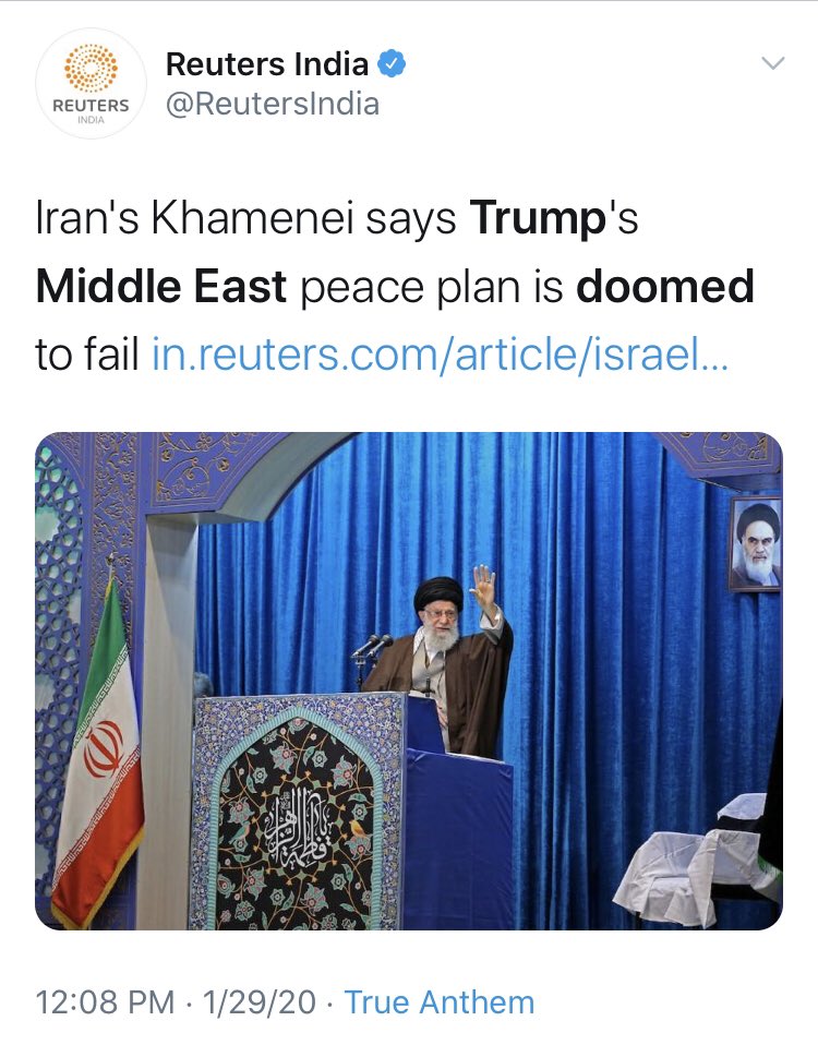 And, well, yeah.  @khamenei_ir, not so much on this one. Credit for  @Reuters for getting his perspective though. They also managed to hear what Hezbollah had to say about American foreign policy.