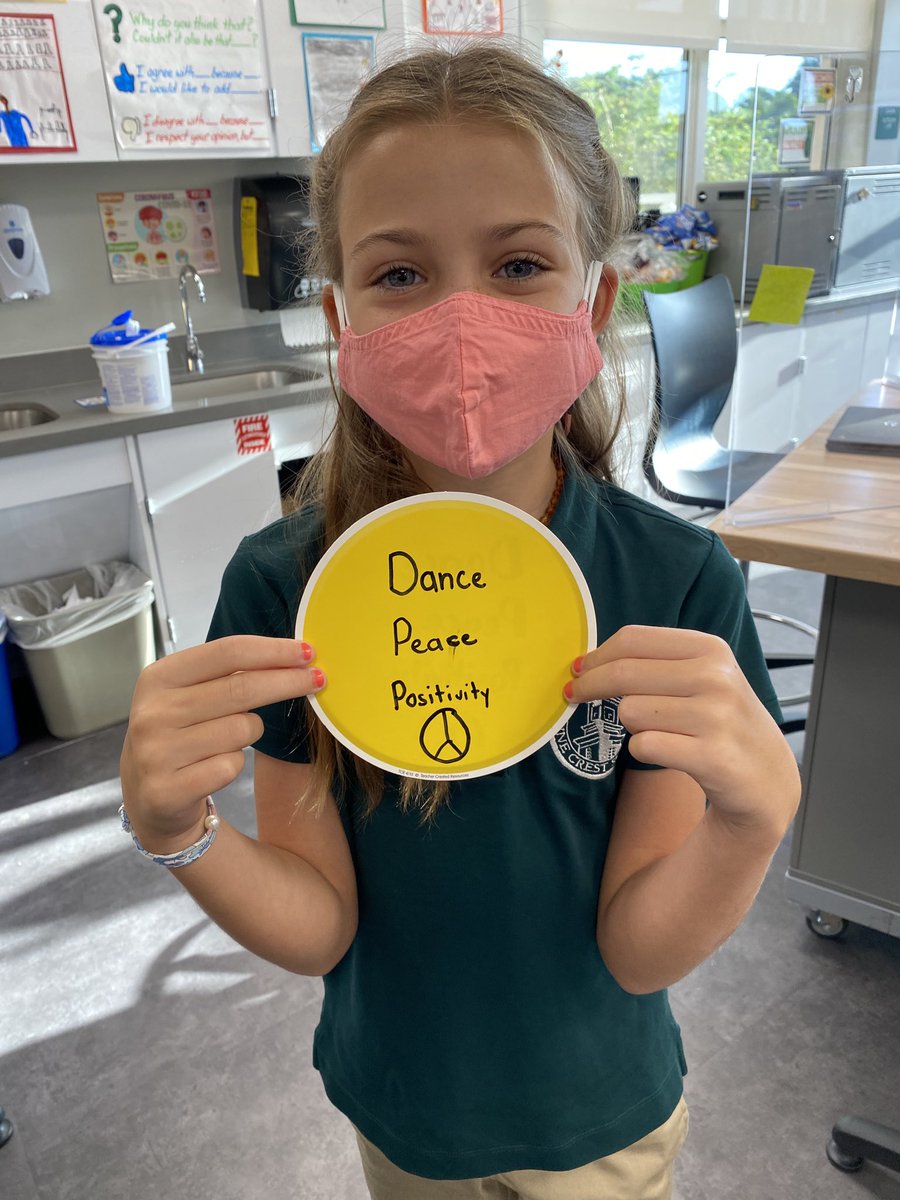 PineCrestLower's tweet photo. Our #Grade4 Ss chose a word that will help them “make their mark” on #InternationalDotDay after reading The Dot during Morning Meeting #PCSEE https://t.co/aCMIkTv0Vk