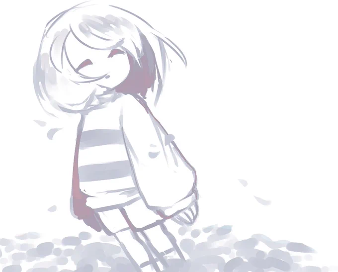 happy 5th anniversary undertale!! here are some v old sketches 