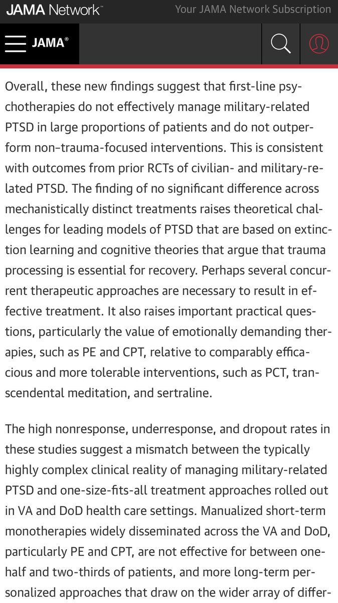goldberg55's tweet photo. @DefySci @KenStruggleWell @kwilliams101 @JonathanShedler And not clear the confusion on these statements on JAMA. They are quite clear. https://t.co/oHqo1SuKWy