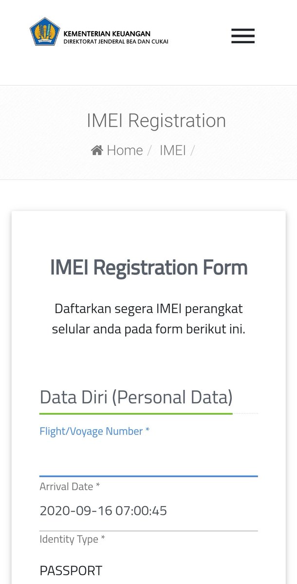 gadtorade's tweet image. Kalen nanti mo beli #iPhone12 ? #Pixel5 ? #XiaomiMi10Ultra ? #GalaxyNote20 Snapdragon? Dll?
Boleh.
Dalam aturan #BlokirImei yg baru berlaku, kita bisa mendaftarkan perangkat yg dibawa dalam waktu maks 2x24 jam sejak tiba di tanah air di web /aplikasi:
beacukai.go.id/register-imei.…