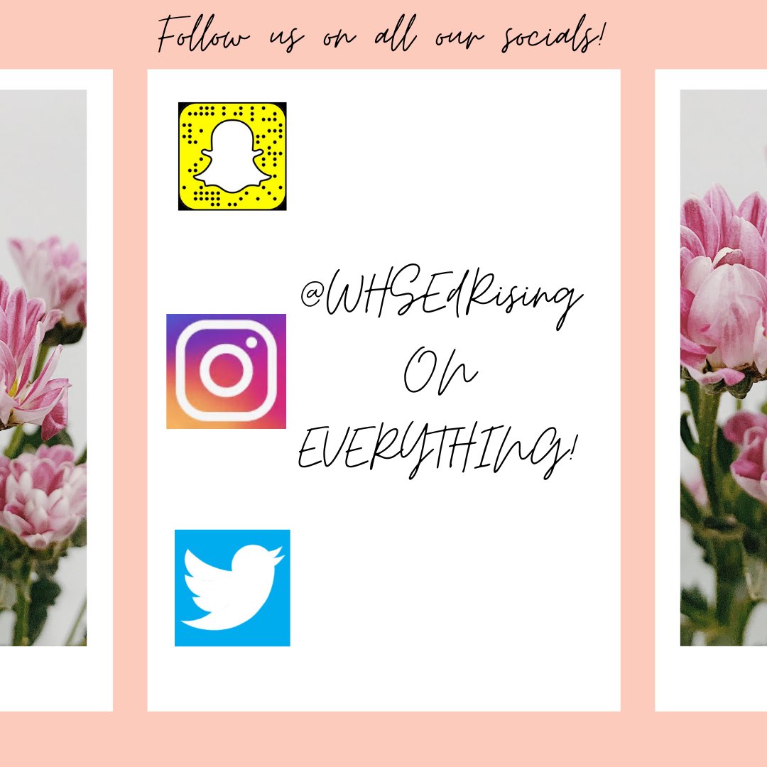 Also don’t forget to follow us on Instagram and Snapchat as well to keep up to date on everything happening!