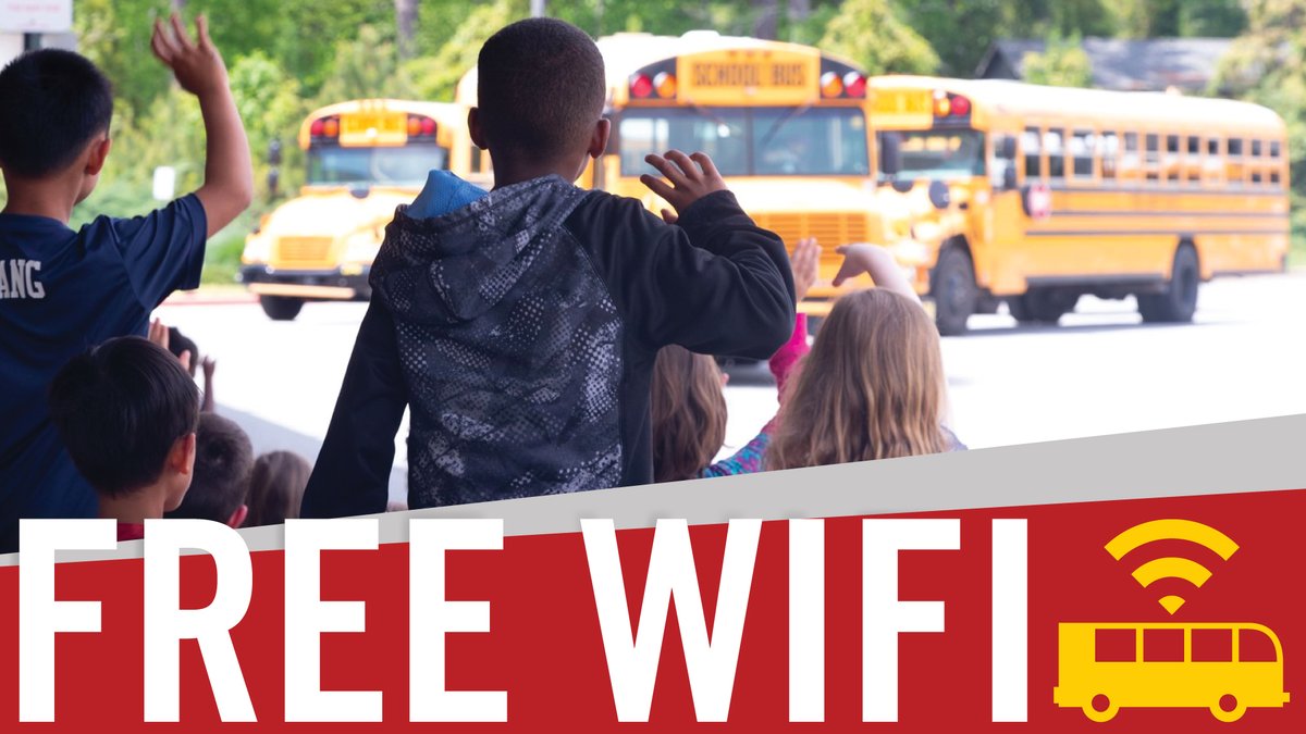 CobbSchools's tweet photo. WiFi Spots are coming to your neighborhood! 

Starting tomorrow, we are parking WiFi-equipped school buses in different areas to support our students! 

Thank you @georgiadeptofed for making this possible!

More details 👇 👇 👇 👇 
https://t.co/eOmaxUabBQ https://t.co/m0V1xl6UKq
