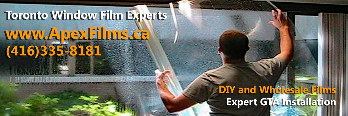 WindowFilmsGuy's tweet image. Guess who is back?  We neglected Twitter for quite some time! Please head on over and follow our new Twitter feed @ApexFilmsTO - Hope you will join us!