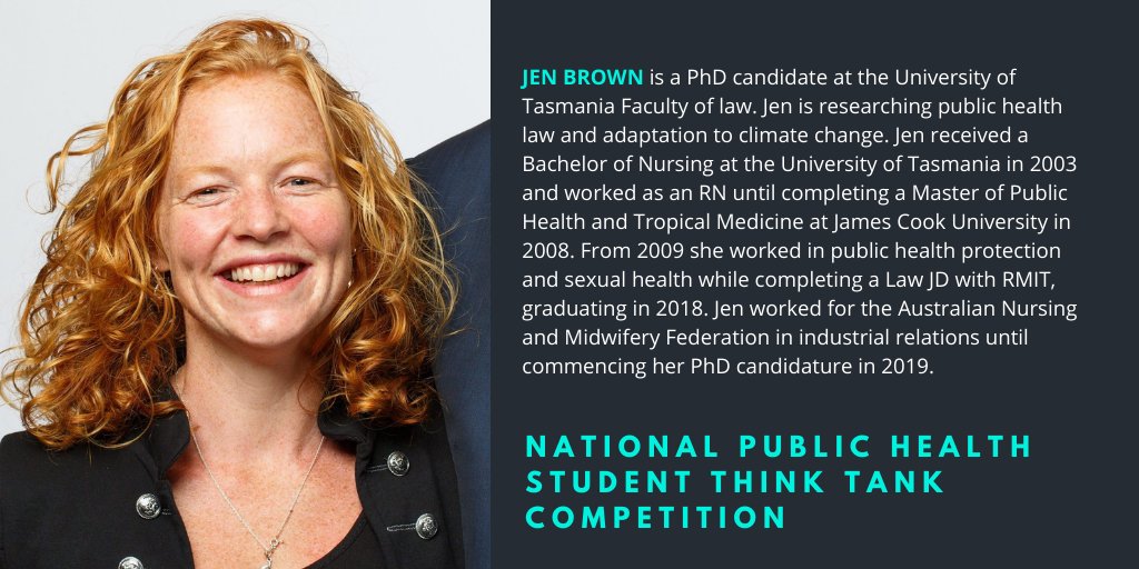 Students and Young Professionals in Public Health (@phaa_sypph) on Twitter photo TOMORROW: National Public Health Student Think Tank Competition webinar #PHThinkTank #SYPPH
Jennifer Brown from <a href="/UTAS_/">University of Tasmania</a> will present on why “Public health impacts of climate change require coordinated adaptation”
Thurs 17th Sept at 5pm
Rego here: us02web.zoom.us/webinar/regist… TOMORROW: National Public Health Student Think Tank Competition webinar #PHThinkTank #SYPPH
Jennifer Brown from <a href="/UTAS_/">University of Tasmania</a> will present on why “Public health impacts of climate change require coordinated adaptation”
Thurs 17th Sept at 5pm
Rego here: us02web.zoom.us/webinar/regist…