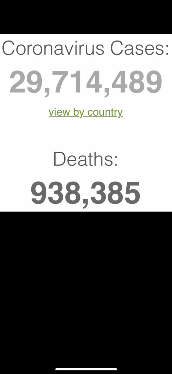 DovePatriot's tweet photo. IT'S SEPTEMBER 15th 2020, AND THE CCP VIRUS HAS KILLED 938,385 PEOPLE, ERASED HUNDREDS OF MILLIONS OF JOBS AND DESTROYED THE WORLD ECONOMY. #ChinaLiedPeopleDied https://t.co/xF4pPeQ8Ch