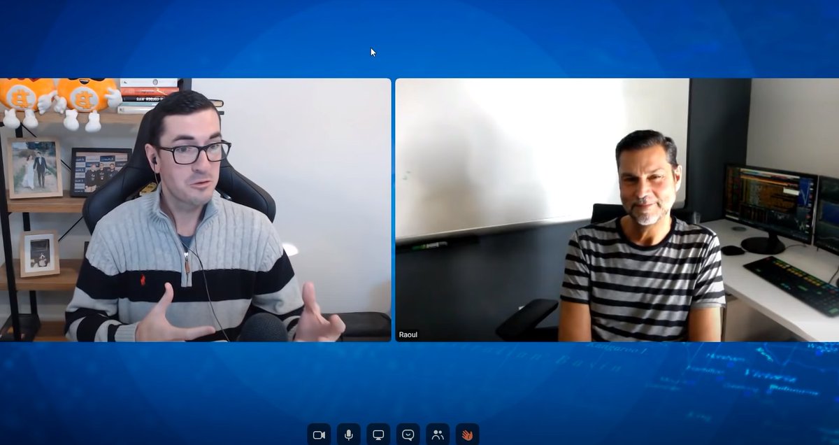 AlexSaundersAU's tweet photo. The most viewed episode we've ever done got 1/4 million views. @RaoulGMI &amp; I just recorded a follow up &amp; it was an absolute ripper. Collision of the macro &amp; crypto worlds has forever changed the future of finance. It will be out soon on both @RealVision &amp; @NuggetsNewsAU. 🤓🌐🏦 https://t.co/oa9J4aiWNG