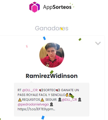 Dioses Latinos League (@dll_cr) on Twitter photo GANADOR DEL SORTEO๐<a href="/RamirezWidinson/">Widinson Ramirez</a>
Gracias a todos por participar y atentos a prรณximas dinรกmicas๐ GANADOR DEL SORTEO๐<a href="/RamirezWidinson/">Widinson Ramirez</a>
Gracias a todos por participar y atentos a prรณximas dinรกmicas๐