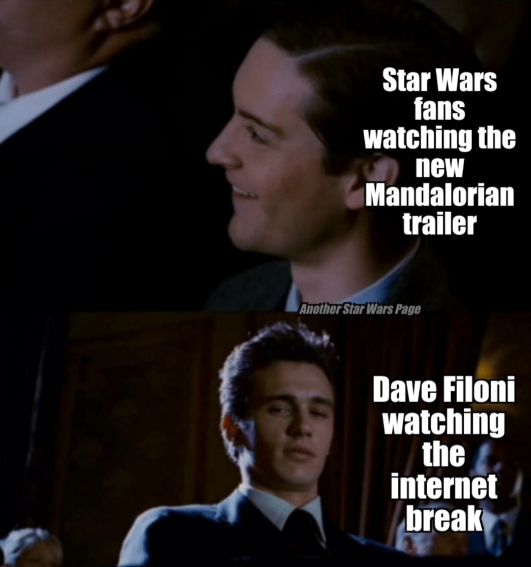 anotherswpage's tweet photo. What did you think of that Mando trailer? 

#starwars #starwarsmemes #redditmemes #themandalorian #anotherstarwarspage https://t.co/3wH45asmet
