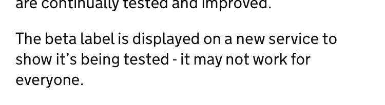 The government plan is to start beta-testing it in December, when it says it will be ‘fully operational’. Here’s what  http://gov.uk  says Beta means 3/