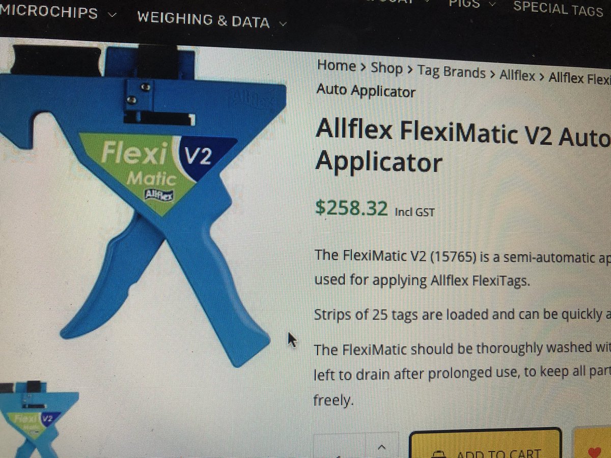 elyaring's tweet image. What’s the best sheep ear tag applicator to use? Looking at one that holds a strip of tags!