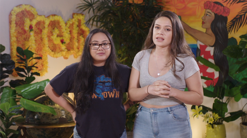 FreshTV2's tweet image. Des and Pati are back with Fresh tips on how to deal with non brown friends who just don't get what it's like to grow up in a Pacific family 🤣  This Saturday, 10am on TVNZ 2
#FreshTips 
#Fresh2020

@desticles8 @disciplepati
