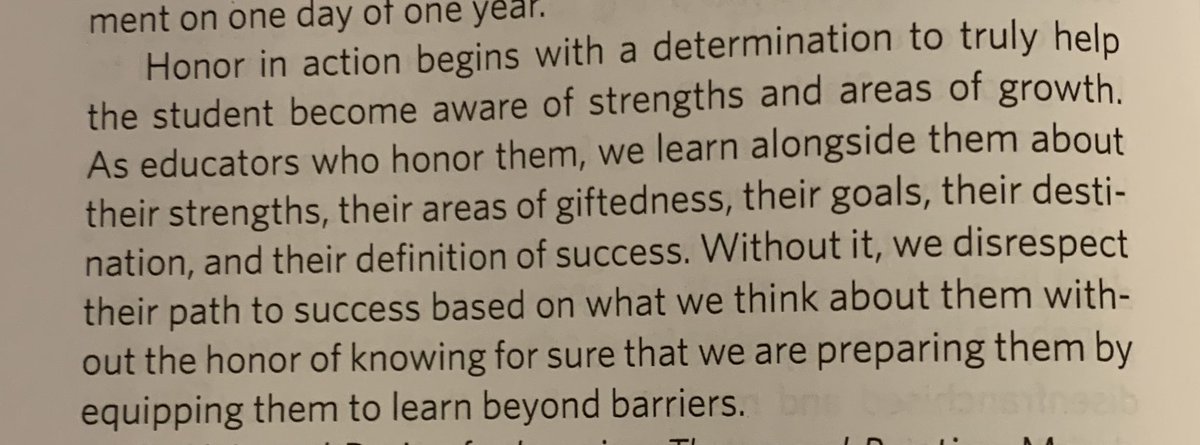 Whose currently reading #AntiracismUDL ?? What’s your favorite quote so far? I am reading and re-reading <a href="/FritzTesha/">Andratesha Fritzgerald (she/her)</a> code of honor! <a href="/CAST_UDL/">CAST</a> #equity #diversity #teaching