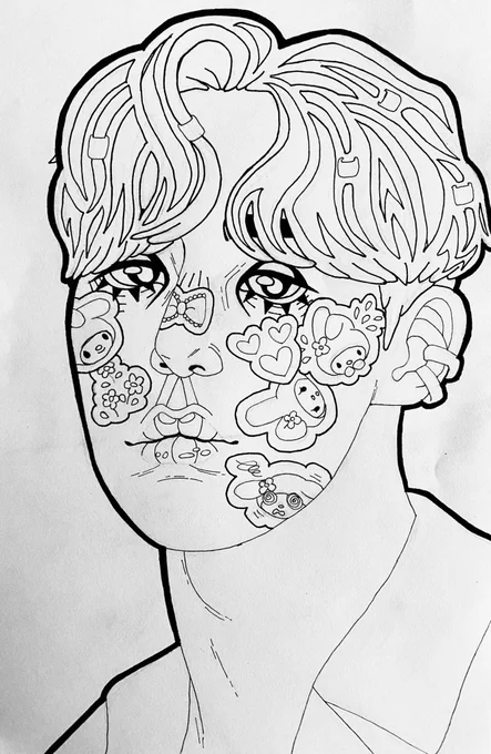 i looove drawing yunho he's so fun 