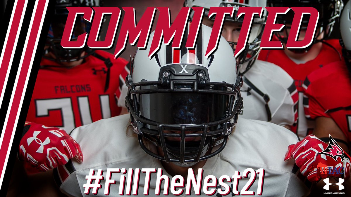 I’m happy to announce that I have committed to Wisconsin River-Falls to further my education and athletics. I’m grateful for the coach’s I’ve had to make me the player I am today. I’m excited to start the next chapter as a Falcon. #falconfootball