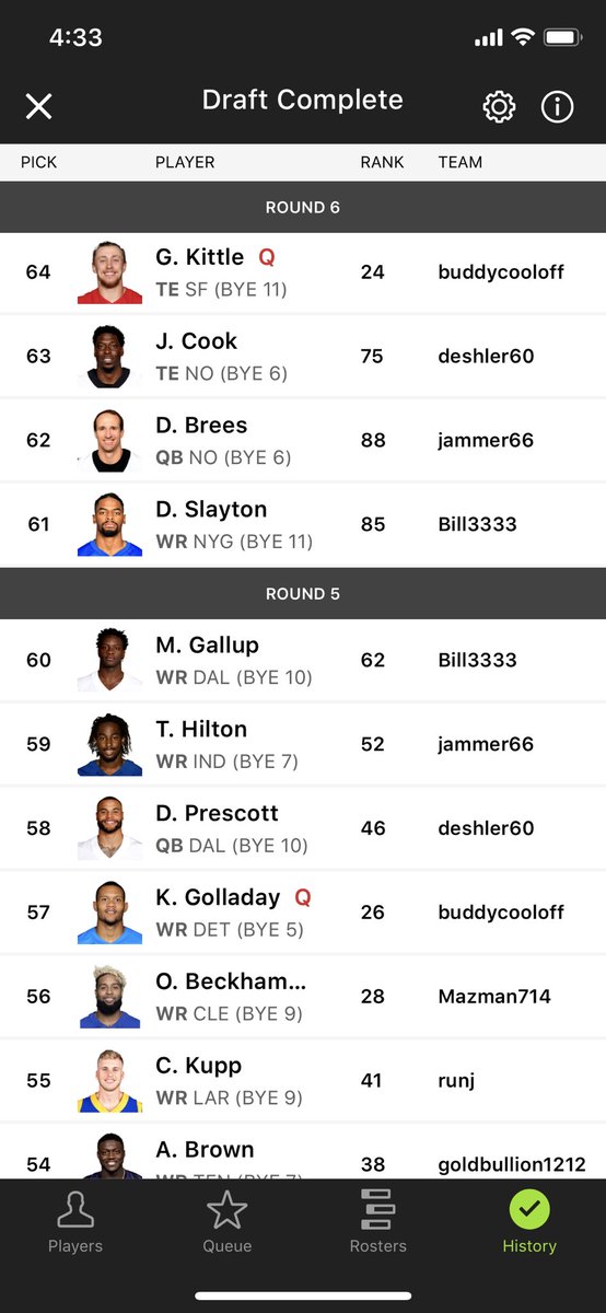 BuddyCooloff's tweet photo. @jake_anderson44 @21_ChrisP @FantasyGuruDrew @AwesemoDFS https://t.co/98nWrYSh42