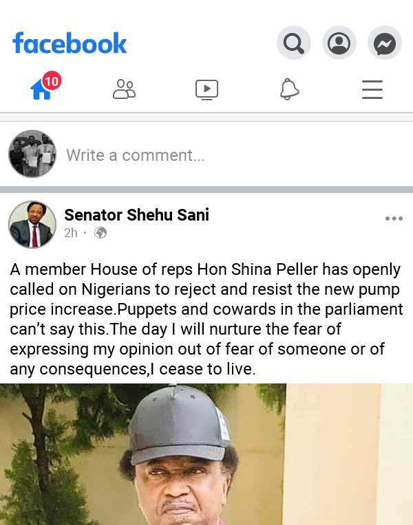 fans_of_sp's tweet photo. That’s SP! Voice of the common man @ShinaPeller ✊✊ https://t.co/hLjK6DfYvU