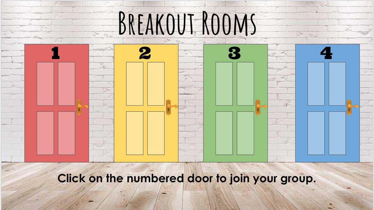 a_maddox27's tweet photo. By attaching a #GoogleMeet link to each door, students can simply join their breakout room by clicking on the numbered door. This creation has made working in small groups much smoother! @pbcsd @gegsofla @GoogleForEdu @PBCtrailblazers @southgradepbcsd https://t.co/Z232S7FKxK