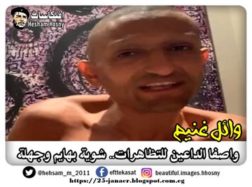 وائل غنيم  واصفا الداعين للتظاهرات.. شوية بهايم وجهلة