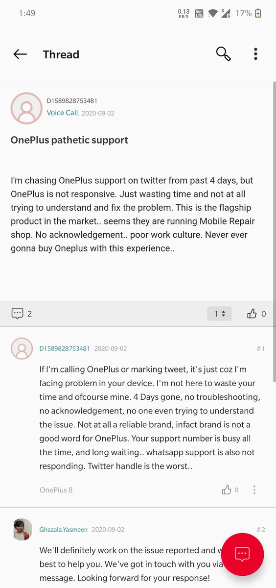 PrateekGarg2288's tweet image. If you can't assist the why are you in the market ? I'm facing lost and mental harrassment coz of your bug box, I want my money back. My hard earned money matters a lot. Don't want to use this bug BOX.. #OnePlusGarbage #FraudOnePlus #BanOnePlus