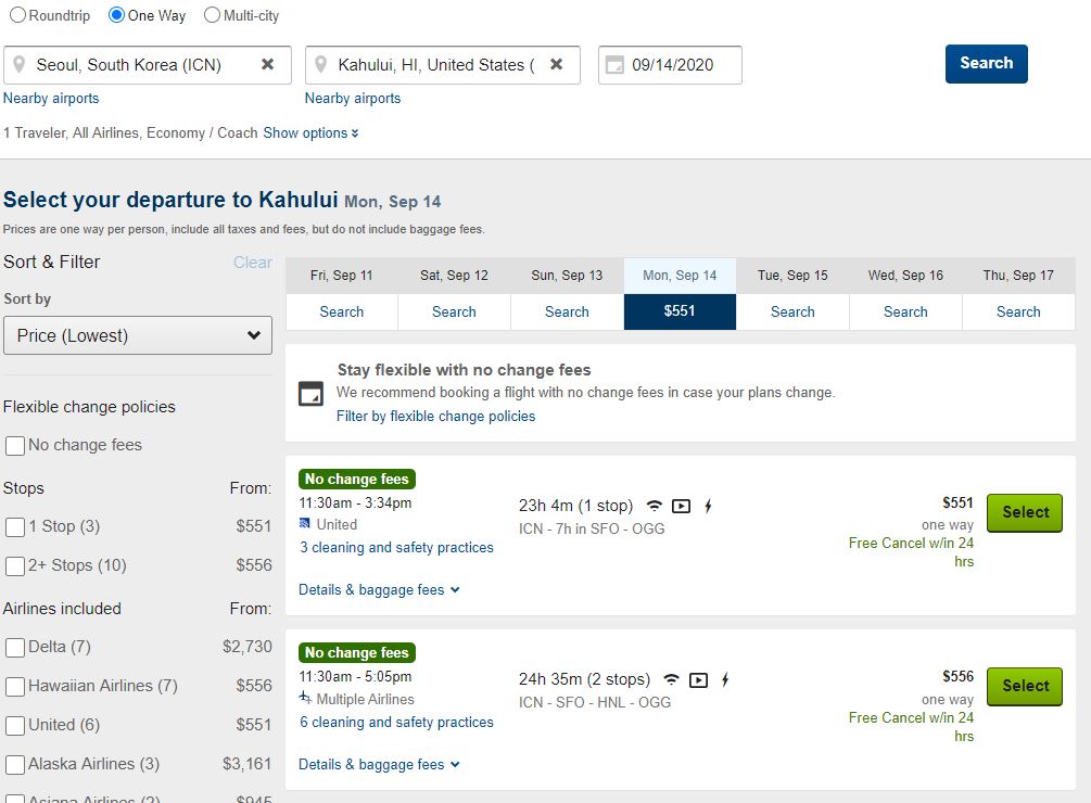 Cont... The shortest flight from Paris to Seoul is 17 hours. The shortest flight from Seoul to Hawaii is 23 hours. 17 + 23 = 40 hours. 40 > 32 hours. JM did not save time by flying to Seoul before going to Hawaii. +