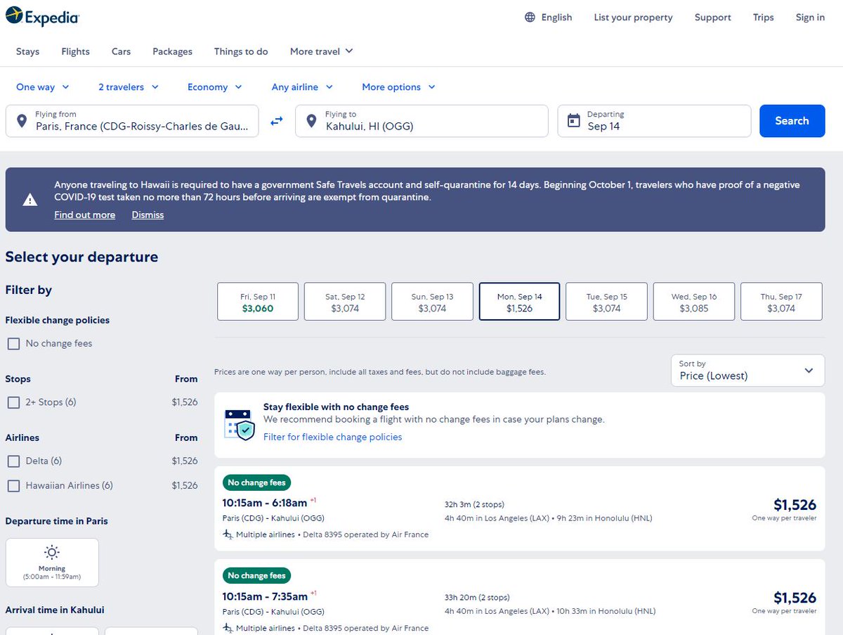 You can also take into account all the extra time that is required to travel to and from the airport, customs etc but I don't even need to get into that because the numbers don't lie. I don't know what airline he used so flight times may vary but I did check two travel sites. +