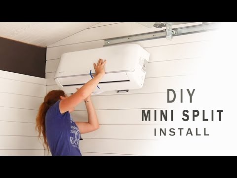 HomeDIYandCraf1's tweet image. DIY Ductless Mini Split Install - MrCool Unit - homediyandcrafts.com/2020/07/10/diy…