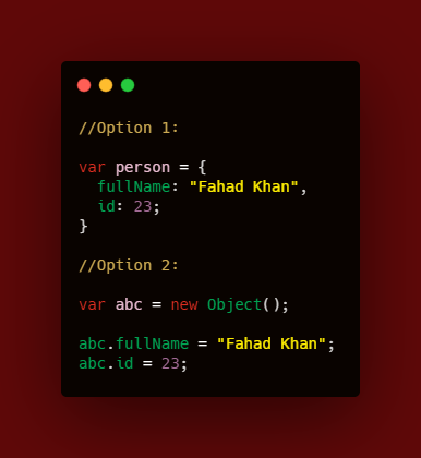 fahad07_khan's tweet image. Which one will you choose? #objectLiteral vs #objectReference in #javascript #100DaysOfCode #CodeNewbies