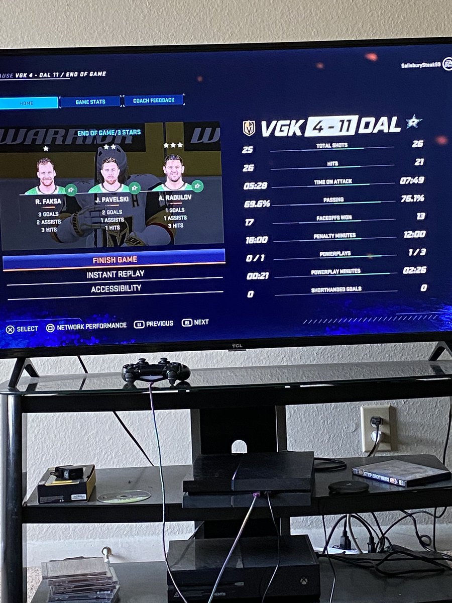 TreySalisbury3's tweet photo. We scored your 10 goals plus some. @seanshapiro @TylerLudlow #ASignOfThingsToCome #OnlineVersus #NHL20 #StanleyCup https://t.co/EXeaaWefMm