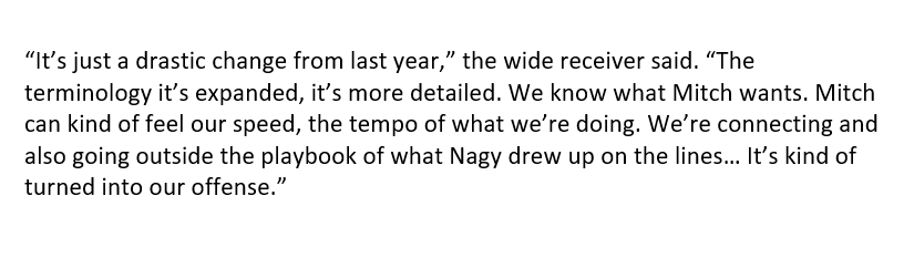“It’s just a drastic change from last year."