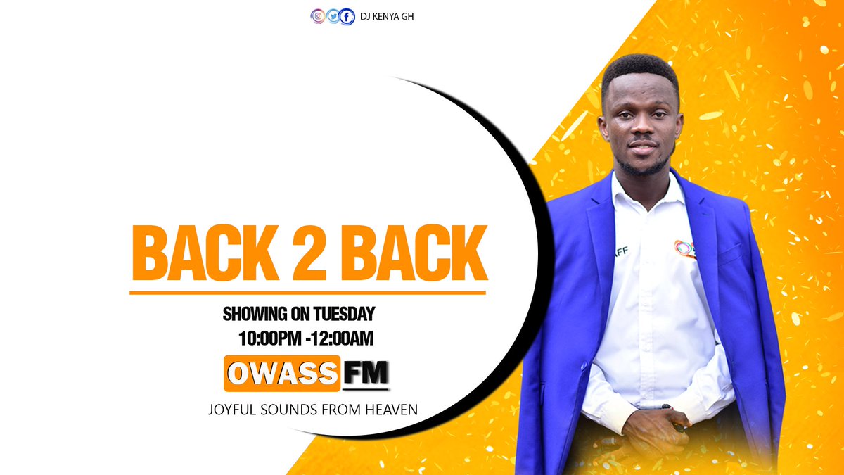 DJKENYAGH's tweet photo. Catch Me on Owass FM 107.3 Every Tuesday for Exclusive bashment...
Drop Your Five Songs playlist from one favorite Ghanaian Artist.. Via WhatsApp  0552508797 .

Beat to Beat Back 2 Back 
#DJkenya
#TheIndisputable

Live on Facebook @OwassFm https://t.co/iQTsgAJlBs