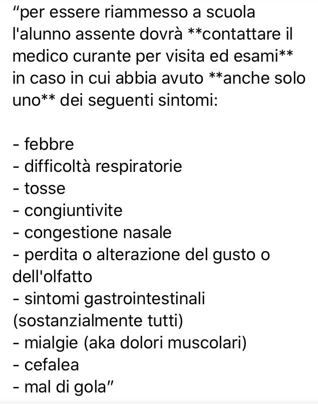 Secondo me non è chiaro a molti cosa comporta per le scuole, per le famiglie, ma soprattutto per il Servizio Sanitario Nazionale questo passaggio delle linee guida sulla riapertura scuole. 

Perché gli studenti non sono 3, nemmeno 1000.
Sono 8 milioni 

Altro che Mes.
Serve Maria