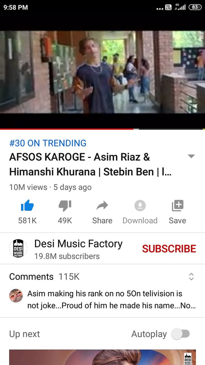 IamAsimRiaz01's tweet photo. Congratulations #AsimSquad 
#AfsosKaroge
 Completed 10M+ Views

581k+ Likes ✅
115k+ Comments ✅

Keep Streaming Guys 😗😗
If You streaming Retweet
#AsimRiaz 
#AsimSquad 
#AfsosKaroge 
#Tranding no 30 https://t.co/cwpas9DU21