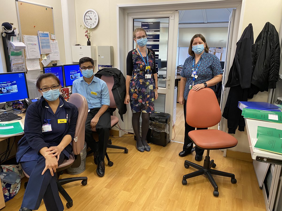 NeilDardis's tweet photo. Massive thanks to Annant, Enny, Josie &amp; Melody for their amazing work in rolling out the new drug treatments for our cystic fibrosis patients - providing the latest advances in medicine for our patients is so important &amp; they assessed all eligible patients in a week - thank you ! https://t.co/z34IQxDeWL