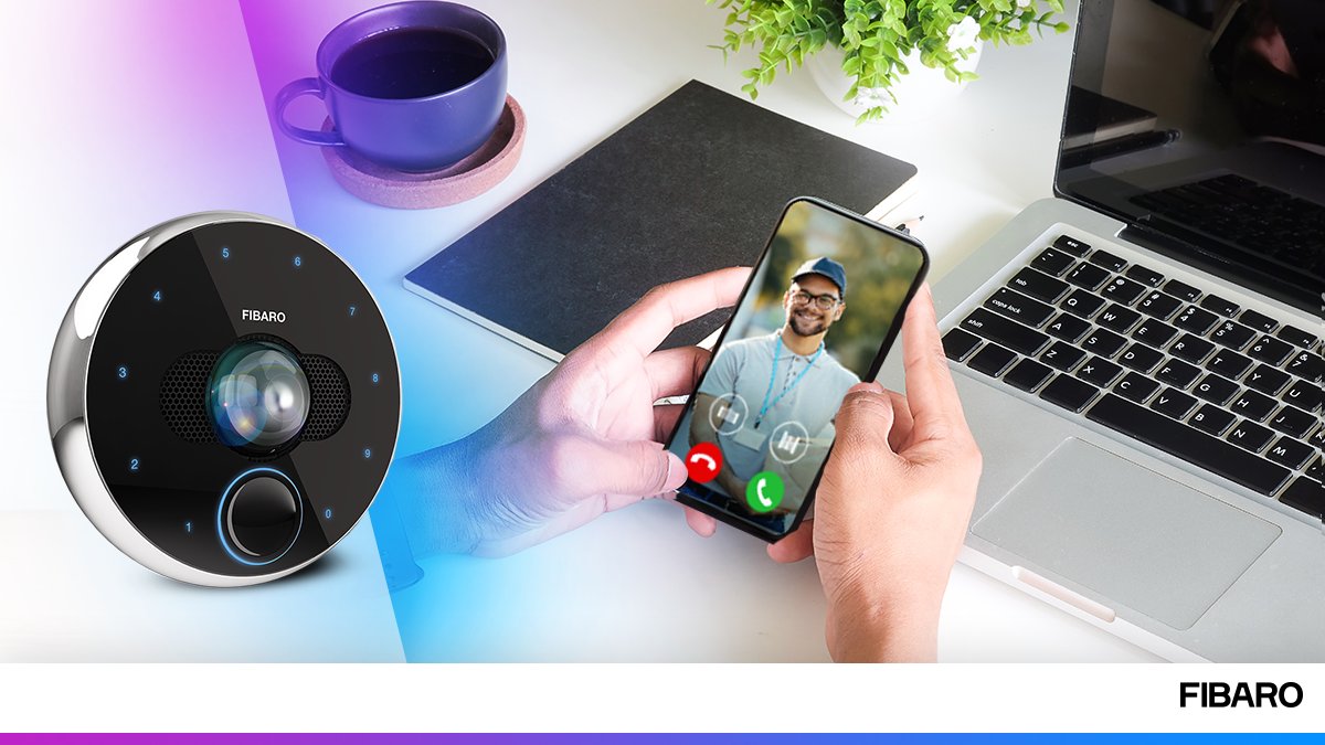 FibaroChile's tweet photo. ¿Estás en el trabajo y el repartidor acaba de llegar a tu casa con un regalo para la fiesta de cumpleaños de tus hijos? ¡FIBARO Intercom está ahí para ayudar! https://t.co/3GugZMqisP