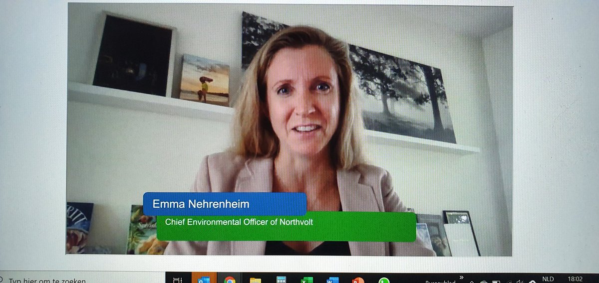 De allergroenste batterijenfabriek uit Europa. @northvolt :
Transparant in herkomst materialen, gemaakt met 100% groene energie en met zoveel mogelijk EU recycling. #EuropeanBatteryAlliance Hoeksteen voor greendeal. #TE30years