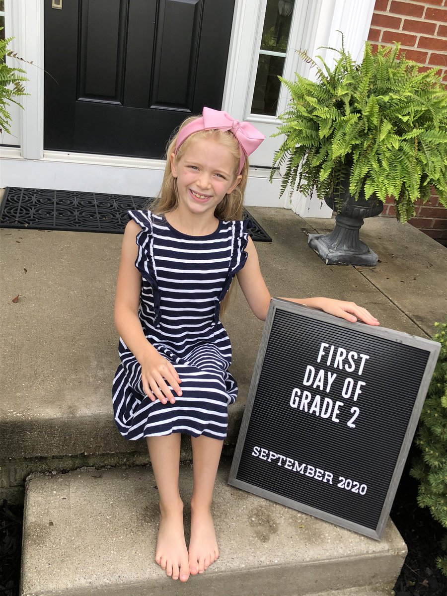 ChristySlavick's tweet photo. #NordoniaRocks 2020 school year has begun (at home)! 2nd Grade here we come! @NFSquirePride @ElandHallie @DrJoeClark https://t.co/HT7a7dXziG