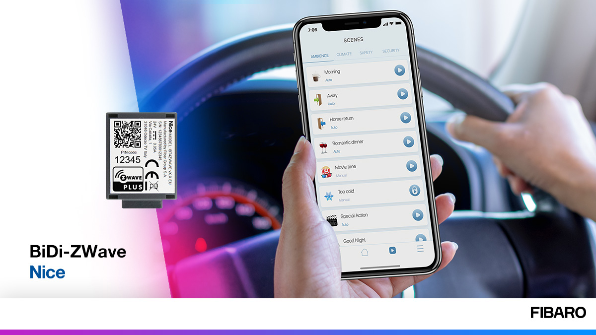 FibaroChile's tweet photo. ¡Ahora, no tienes que perder tiempo buscando un control remoto para abrir tu puerta y garaje Nice! Con BiDi-ZWave, al ser parte de tu #smarthome FIBARO, solo un toque rápido en la aplicación es suficiente para hacerlo por ti. Eso está bien, ¿no? 😊 https://t.co/Lzf4IpO05P