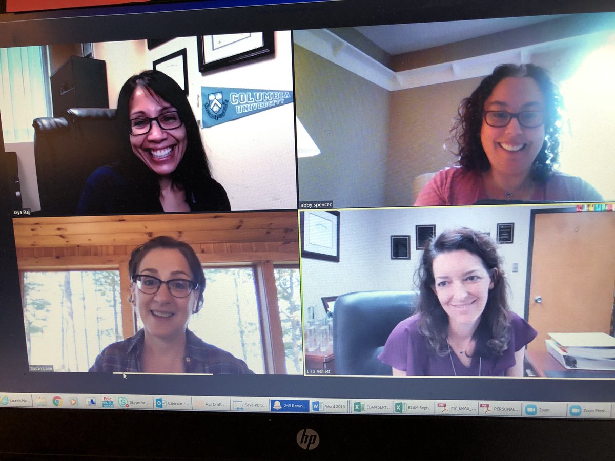 abbyWUim's tweet photo. 💕❤️🥇🩺💻BEST part of @AAIMOnline #APDIM council is our #SAVEPD working group! These #ProudPDs &amp; their ideas for #MedEd, #SupportTrainees &amp; Supporting faculty are A+!  We are excitedly brainstorming a council sponsored #SavePD helpline to support new PDs &amp; faculty during crisis. https://t.co/03aLQiDLNP
