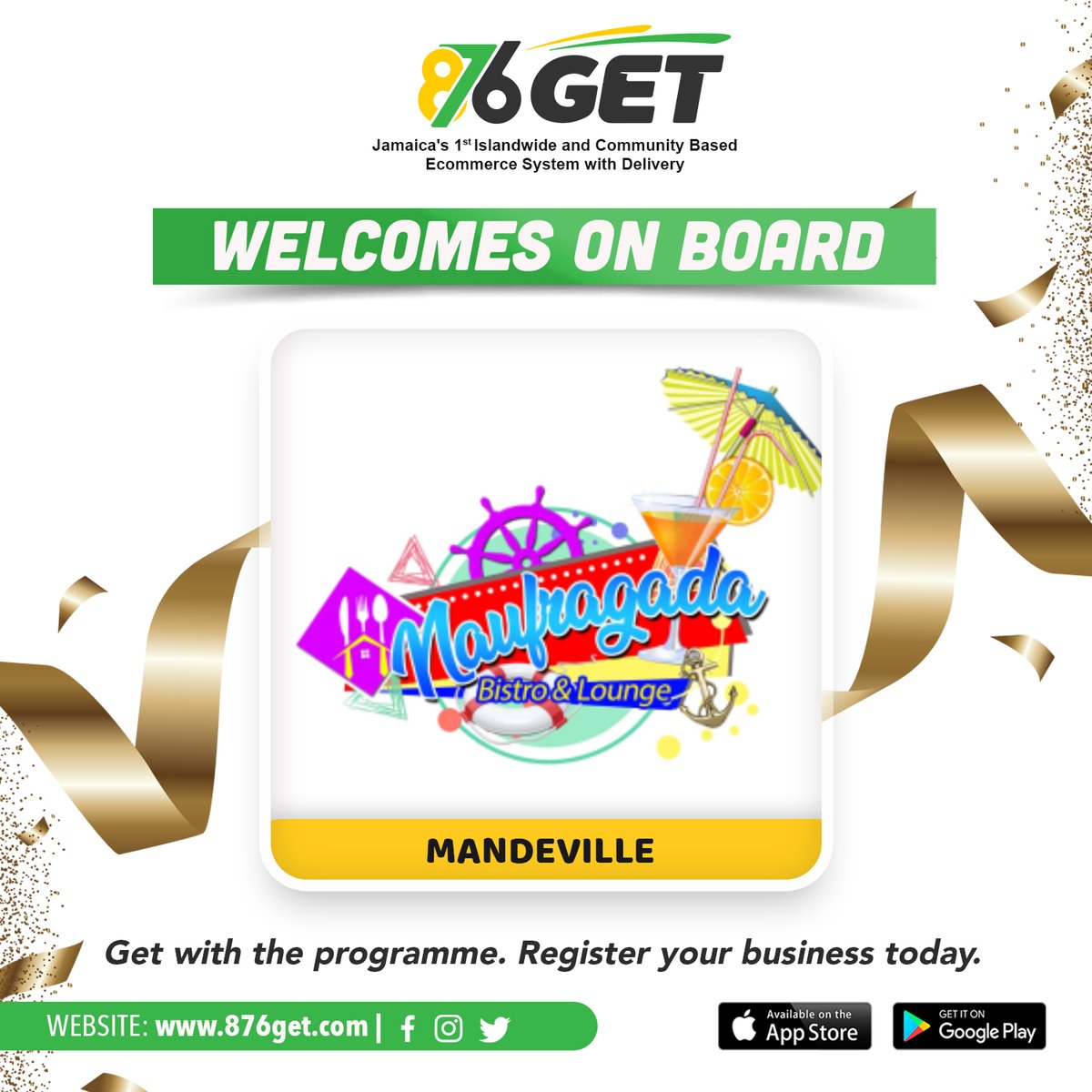 876Get's tweet image. We welcome Naufragada Bistro &amp;amp; Lounge, to 876Get. They offer Breakfast all day as well many tasty treats to excite your taste buds.

Download our app or visit our website 876get.com and order today

#876get #getthings #getdelivery #welcome #bistro #lounge #breakfast