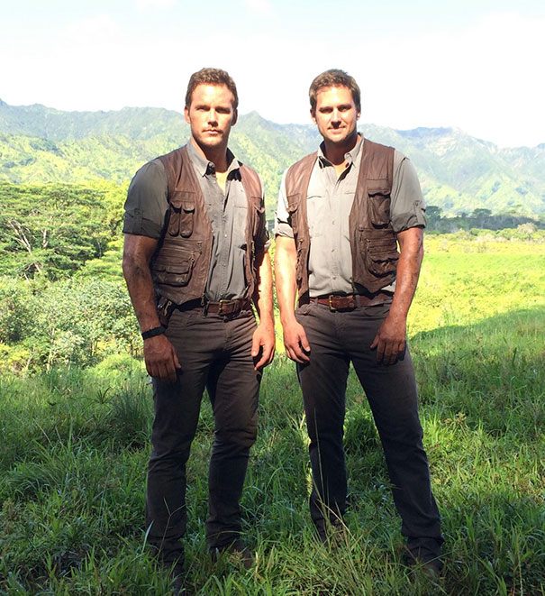 5. Chris Pratt and Tony Mcfarr (Jurrasic World and His MCU movies)