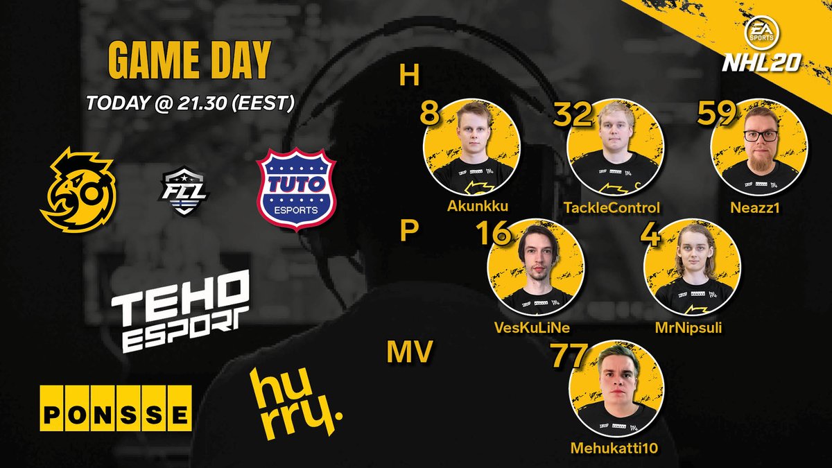 It's time to continue the chase! Nothing else but the #1 spot of our group is enough! Battle of #Mestis: <a href="/IPKedustus/">Iisalmen Peli-Karhut</a> vs. <a href="/TUTOHockey/">TUTO Hockey</a> on virtual ice!

🕤: 21:30 EEST
🎮: NHL20
⚔️: <a href="/sawoesports/">SAWO ESPORTS</a> vs. <a href="/TutoEsports/">TuTo Esports</a>
📺: twitch.tv/sawoesports

#esportsfi #nhlgamer #savosta #eSM