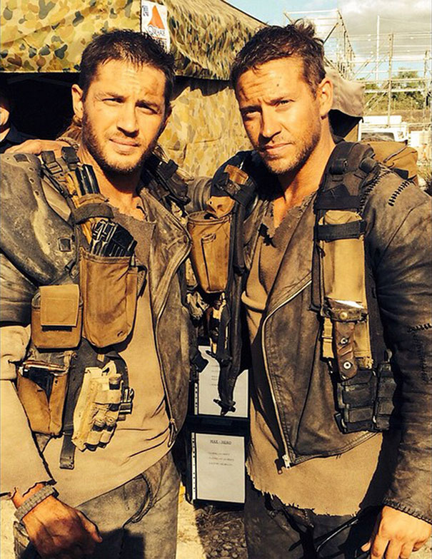 7. Tom Hardy and Jacob Tomuri ( Revenant and Mad Max fury Road)