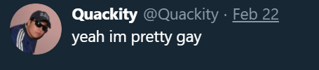 My evidence of Quackity being gay (a thread)#1 Him admitting it via twitter post