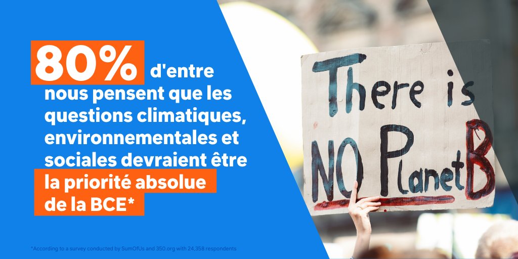 GentleStudio's tweet photo. Chère @Lagarde &amp; @ecb, nous avons sondé les européens: + de 80% souhaitent que la santé, le climat et la lutte contre les inégalités soient votre priorité absolue.

Alors pourquoi continuez-vous à financer des pollueurs? 🤔#PeopleNotPolluters #ECBListen
https://t.co/plYSR9Oi57