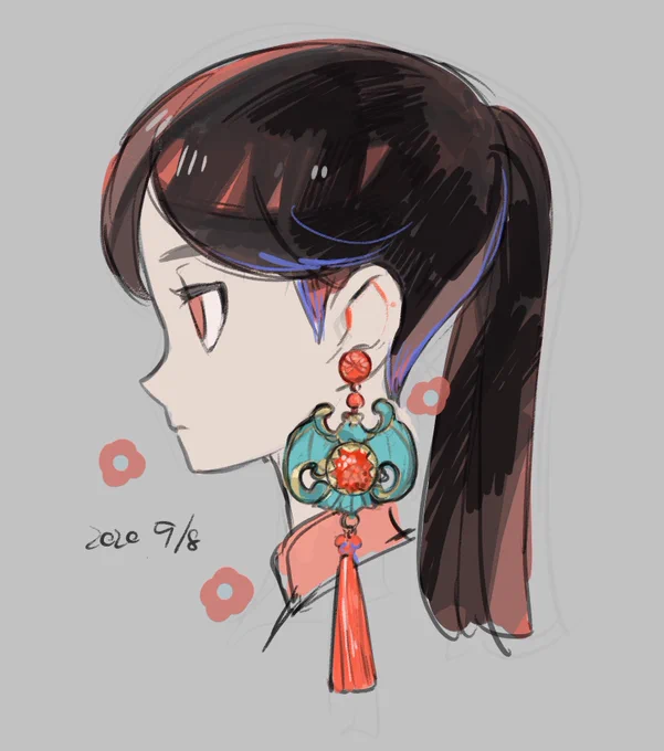 10分弱くらいで絵日記的に描く試み 