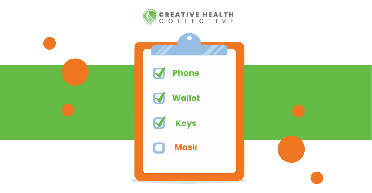 C_Health_C's tweet photo. Wear your mask. It's easy to remember if you add to your daily checklist before even walking out the door.
#spreadthisnotthat #slowthespread #chcmke https://t.co/1VqeQbAqG6