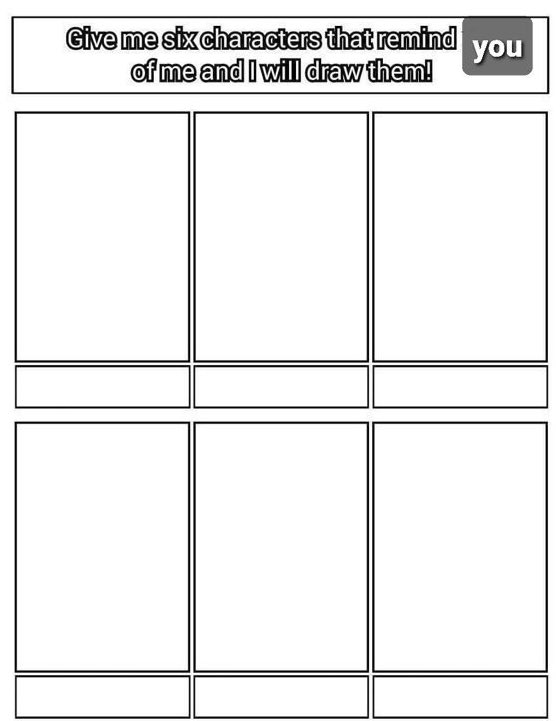 been thinking of doing this for a while,, feel free to reply with a character! :'3c 