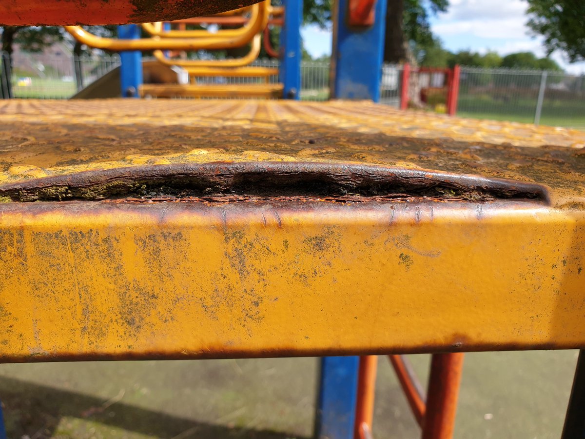 FOSPLiverpool's tweet photo. It really upsets us that the new kids area promised to us all those years ago as part of the land swop with @AlderHey is still years away from fruition 😥
Despite raising the issue &amp; a promise our old one would get a lick of paint in the meantime, we're still waiting @AlderHey 😥 https://t.co/AAbs8jbr2P
